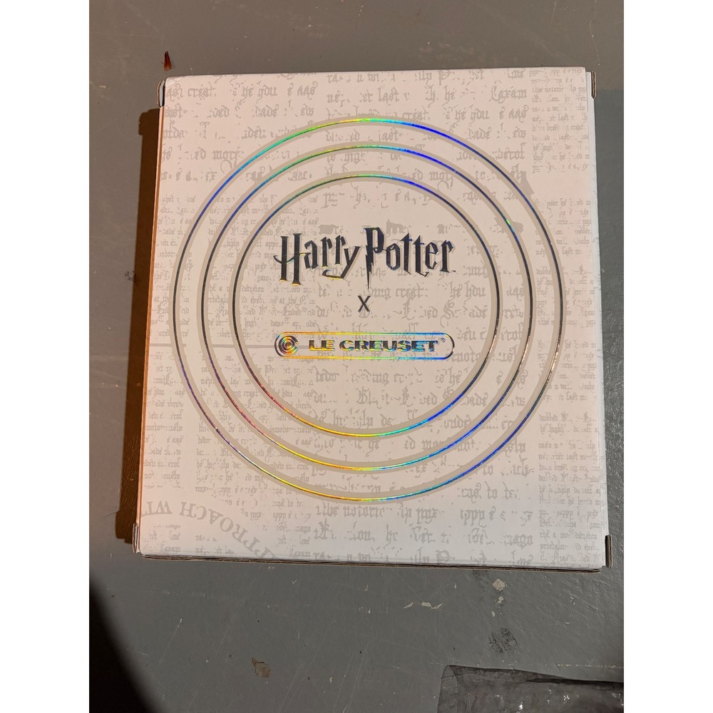 Harry Potter x Le Creuset Deathly Hallows Spoon Rest Flint Gray Stoneware New